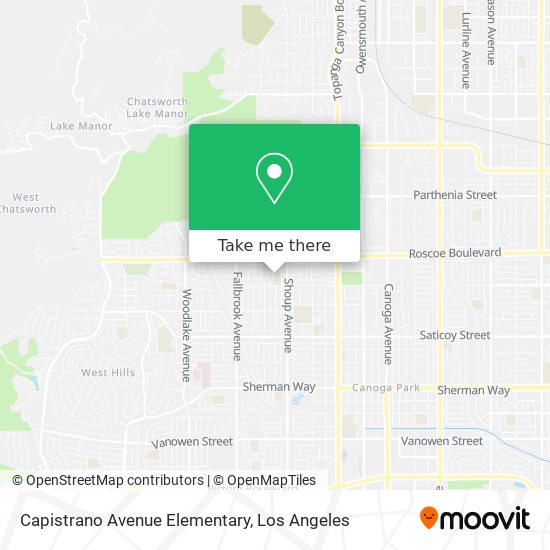 Mapa de Capistrano Avenue Elementary