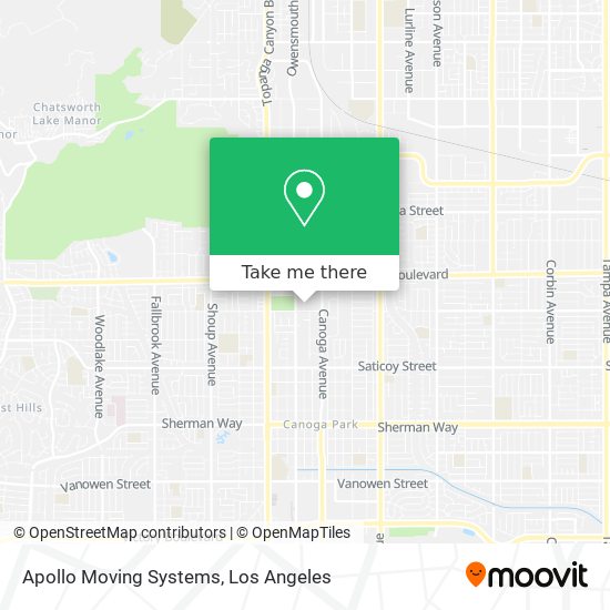 Apollo Moving Systems map