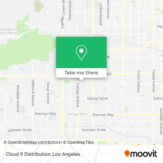 Cloud 9 Distribution map