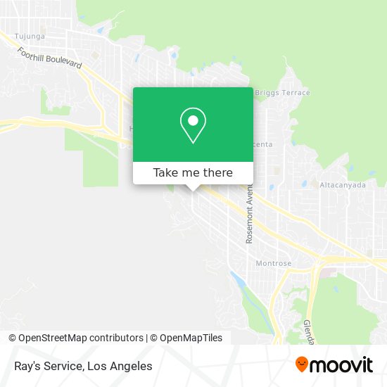 Ray's Service map