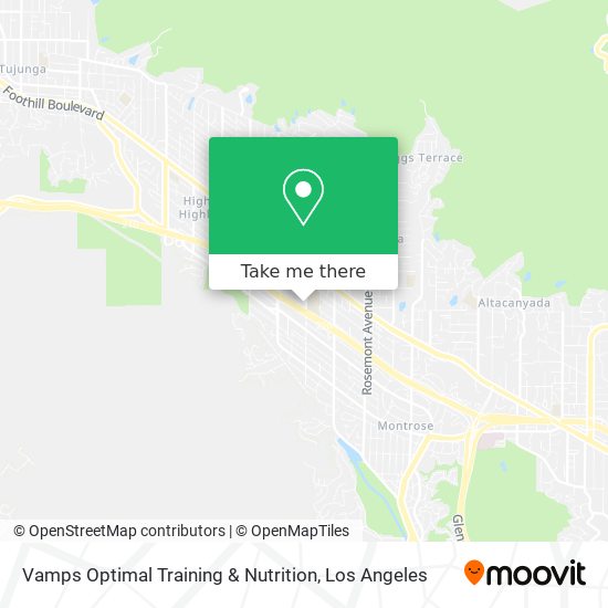 Mapa de Vamps Optimal Training & Nutrition