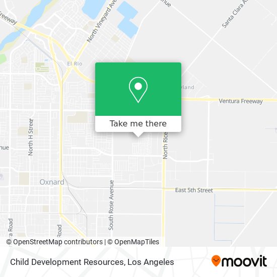 Child Development Resources map