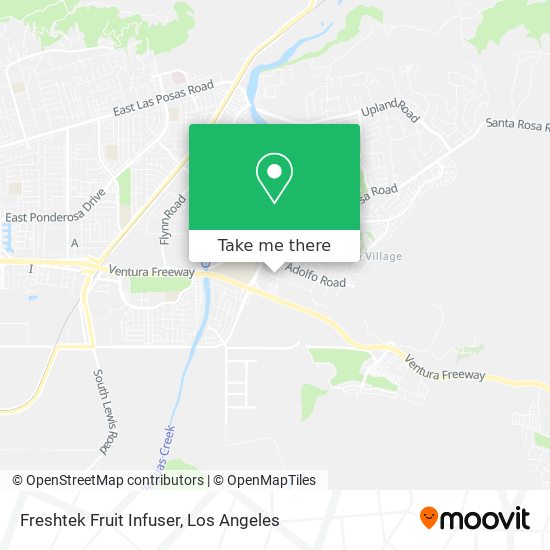 Freshtek Fruit Infuser map