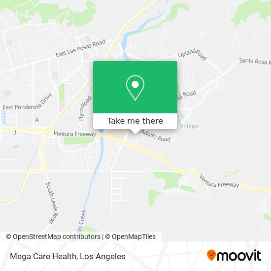 Mega Care Health map