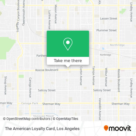 The American Loyalty Card map