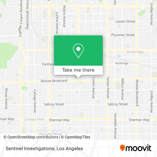 Sentinel Investigations map