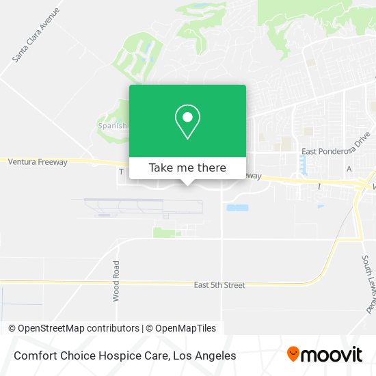 Comfort Choice Hospice Care map