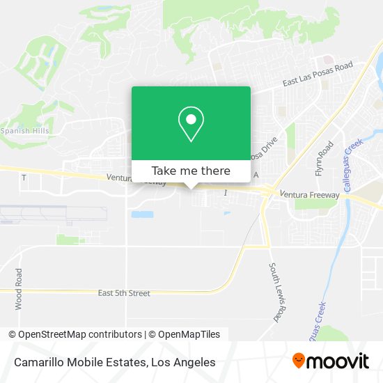 Camarillo Mobile Estates map