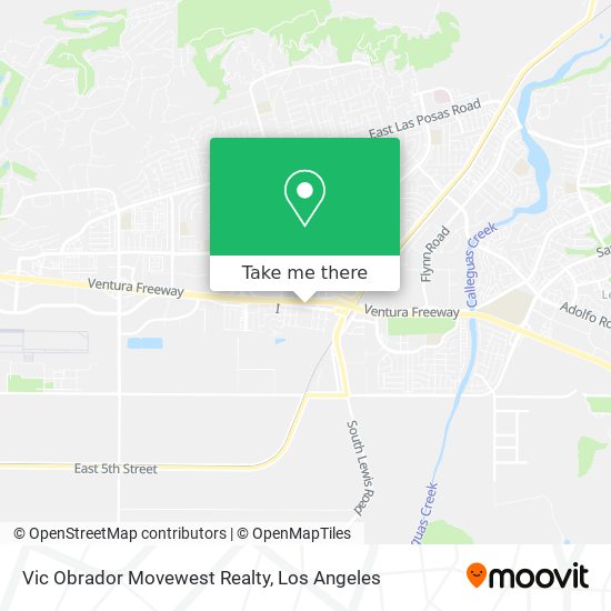 Vic Obrador Movewest Realty map