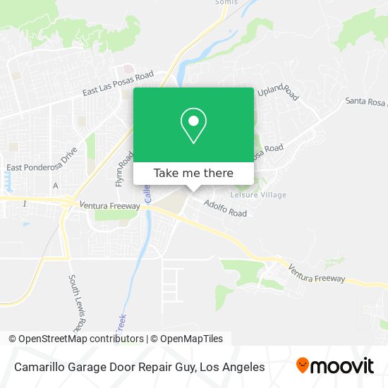 Mapa de Camarillo Garage Door Repair Guy