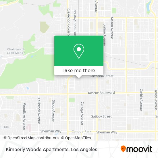 Mapa de Kimberly Woods Apartments