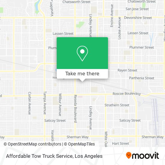 Mapa de Affordable Tow Truck Service