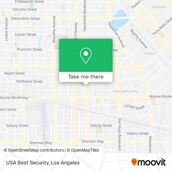 Mapa de USA Best Security