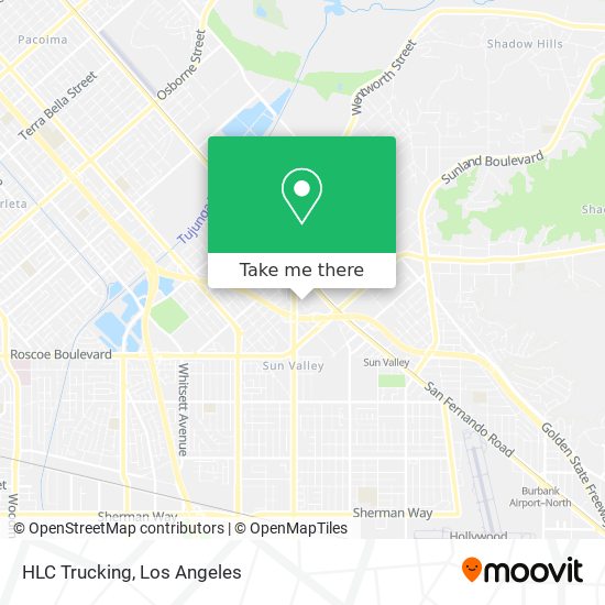 HLC Trucking map