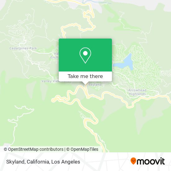 Mapa de Skyland, California