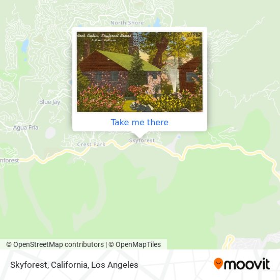 Skyforest, California map