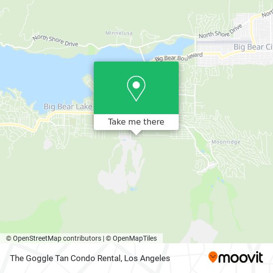 Mapa de The Goggle Tan Condo Rental