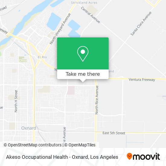 Akeso Occupational Health - Oxnard map