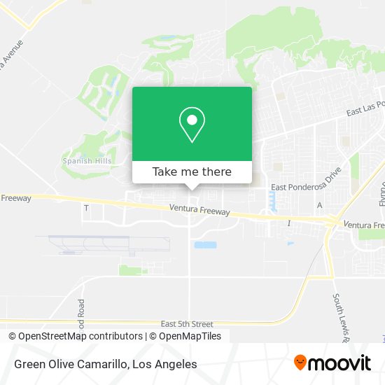 Green Olive Camarillo map