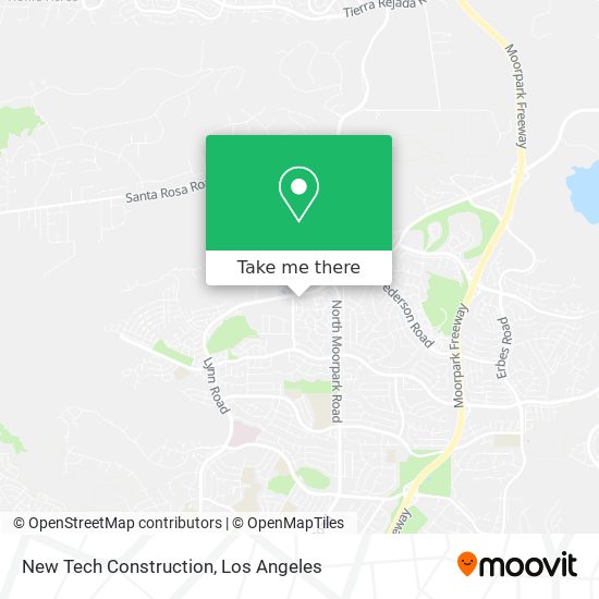 New Tech Construction map