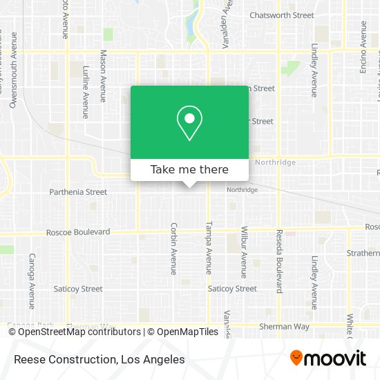 Reese Construction map