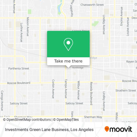 Investments Green Lane Business map