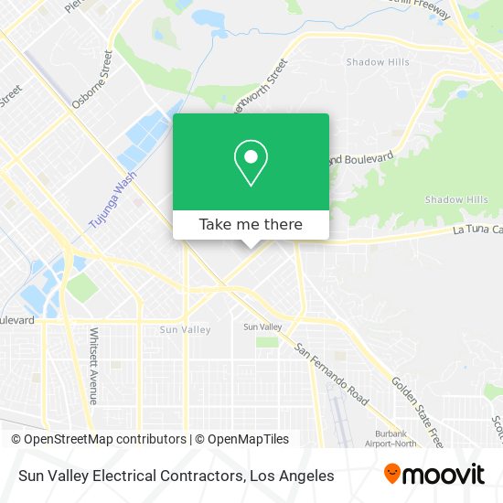 Mapa de Sun Valley Electrical Contractors