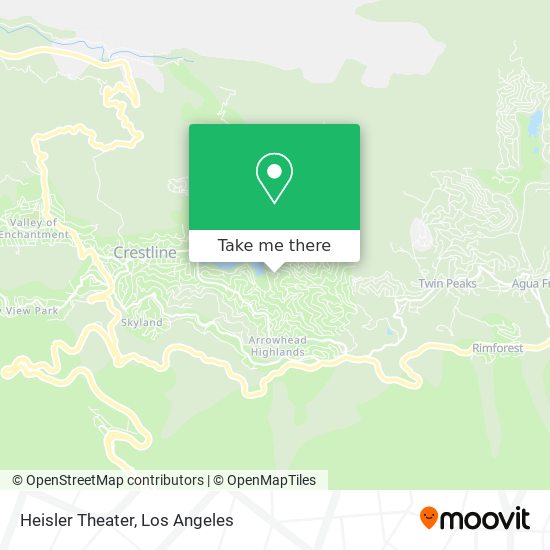 Mapa de Heisler Theater