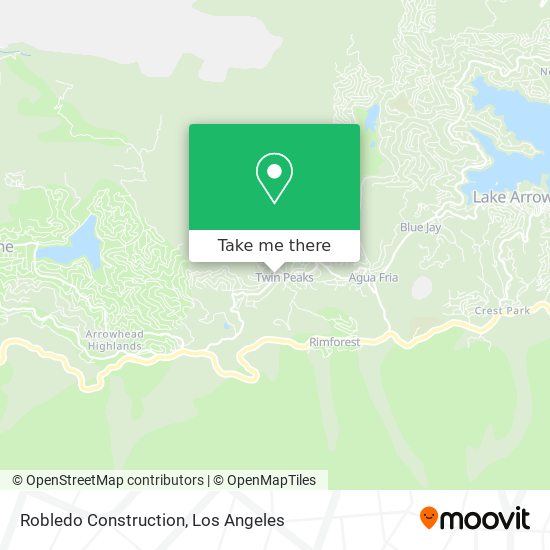 Robledo Construction map