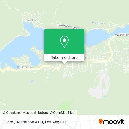 Cord / Marathon ATM map