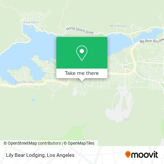 Mapa de Lily Bear Lodging