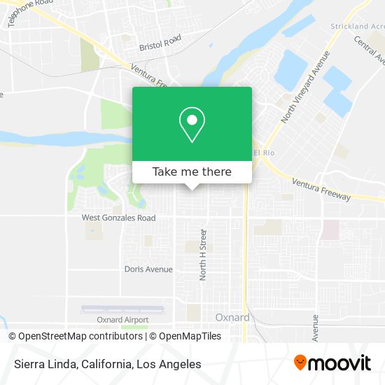 Mapa de Sierra Linda, California