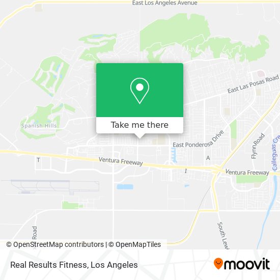 Real Results Fitness map