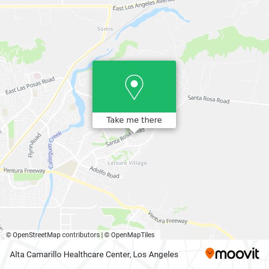 Mapa de Alta Camarillo Healthcare Center