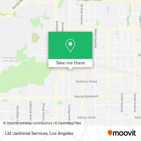 LM Janitorial Services map