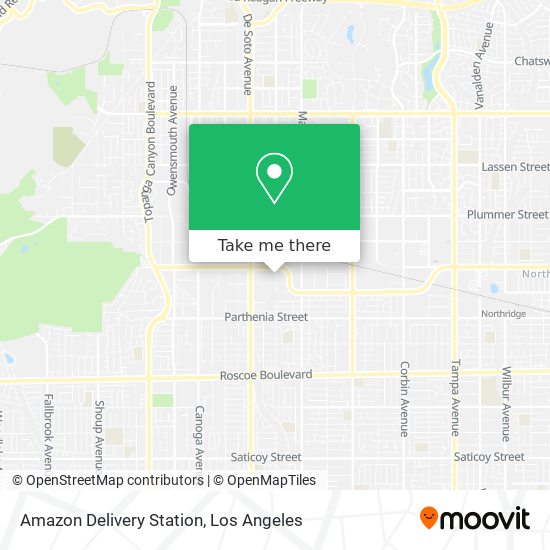 Mapa de Amazon Delivery Station