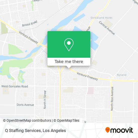 Q Staffing Services map