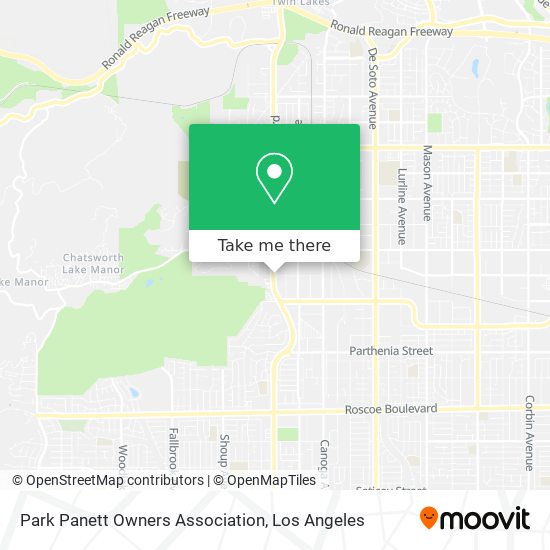 Park Panett Owners Association map