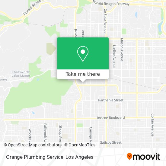 Orange Plumbing Service map