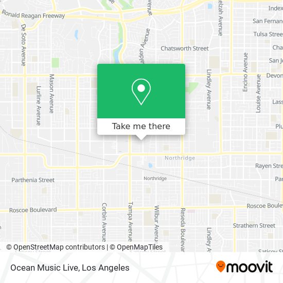 Ocean Music Live map