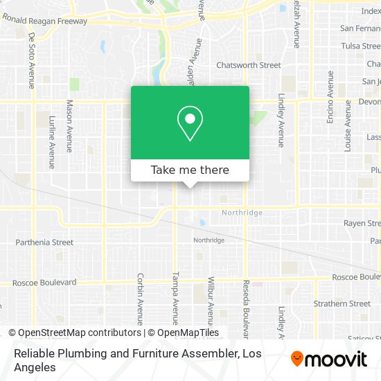 Reliable Plumbing and Furniture Assembler map