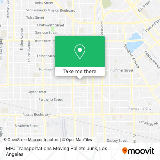 MPJ Transportations Moving Pallets Junk map