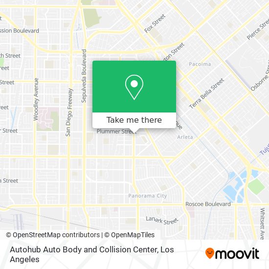 Autohub Auto Body and Collision Center map