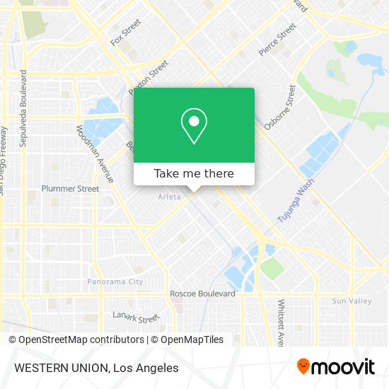 WESTERN UNION map