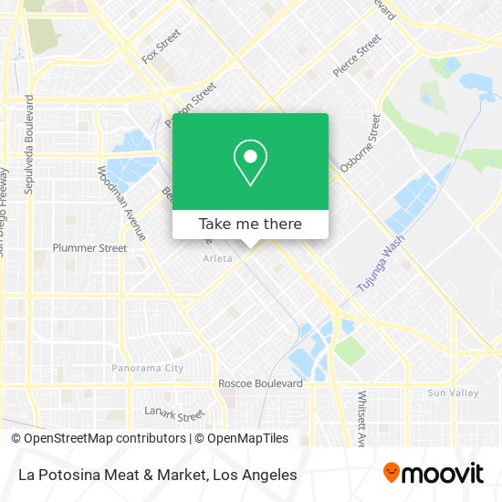 La Potosina Meat & Market map