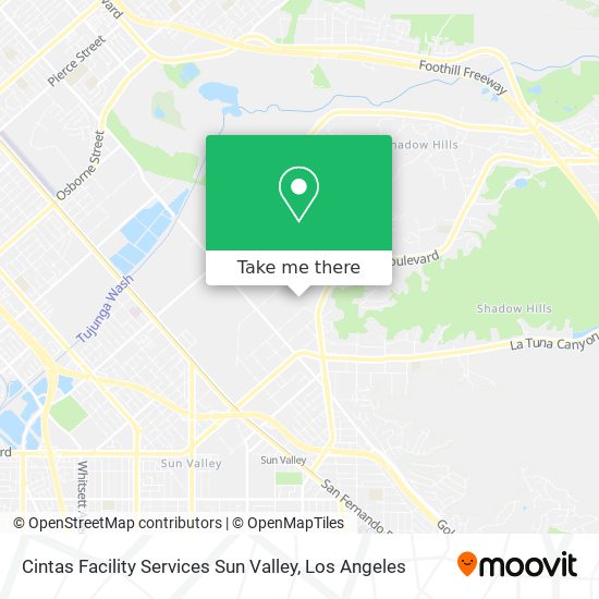 Cintas Facility Services Sun Valley map