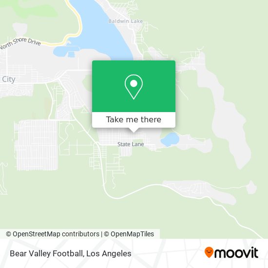 Bear Valley Football map