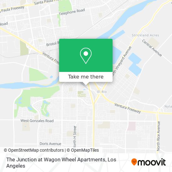 The Junction at Wagon Wheel Apartments map