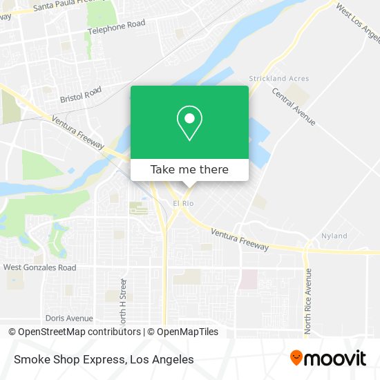 Smoke Shop Express map