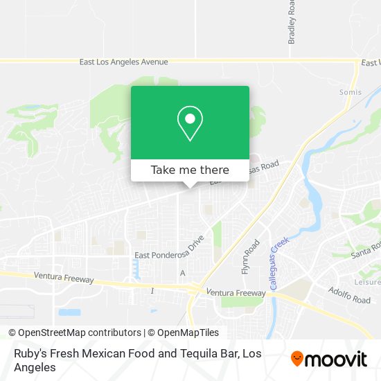 Ruby's Fresh Mexican Food and Tequila Bar map